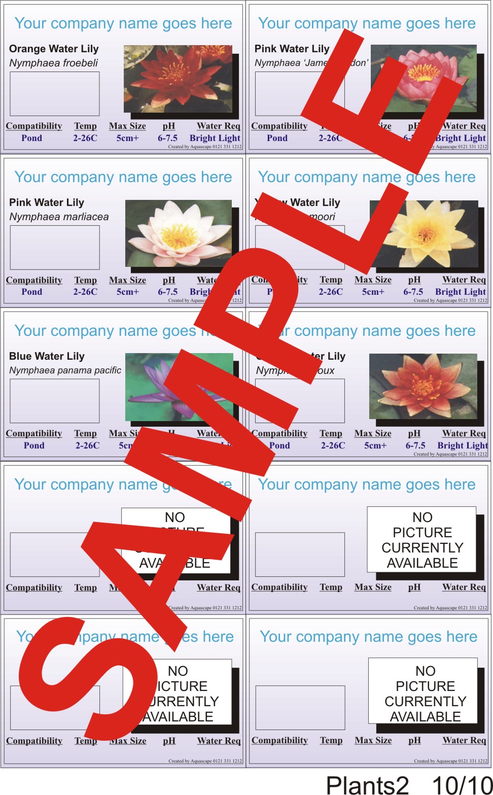 WWW.FISHLABELS.CO.UK - Personalised Aquarium Labels